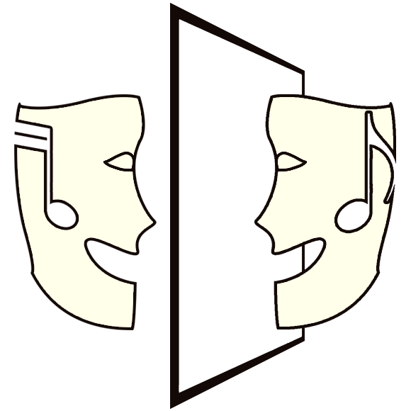 Логотип Громадской организации Музыкальный образ Силуэт